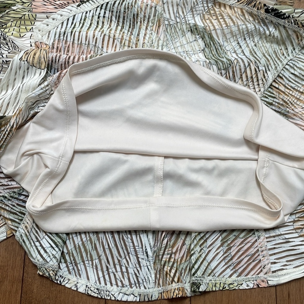 Nicole Miller Studio floral shift shirt mini dress US6 shortsleeve - Picture 9 of 12